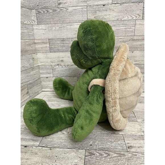 Build-a-Bear 17" TURTLE w/ Shell Backpack Plush Hidden Zipper Pouch Tortoise BAB - Picture 2 of 10